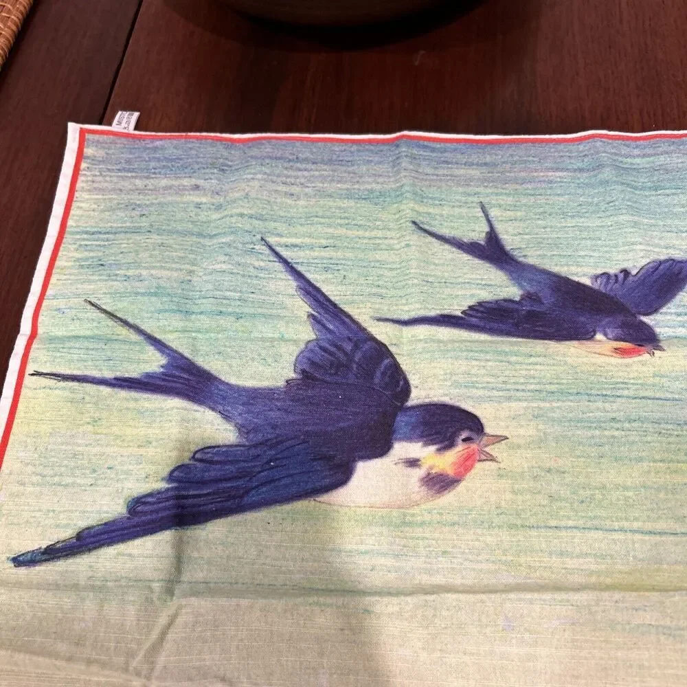Misto Lino Table Napkin towel Bird County Cottage Italy